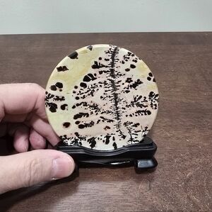 Picture Jasper Crystal Slab in Holder #I